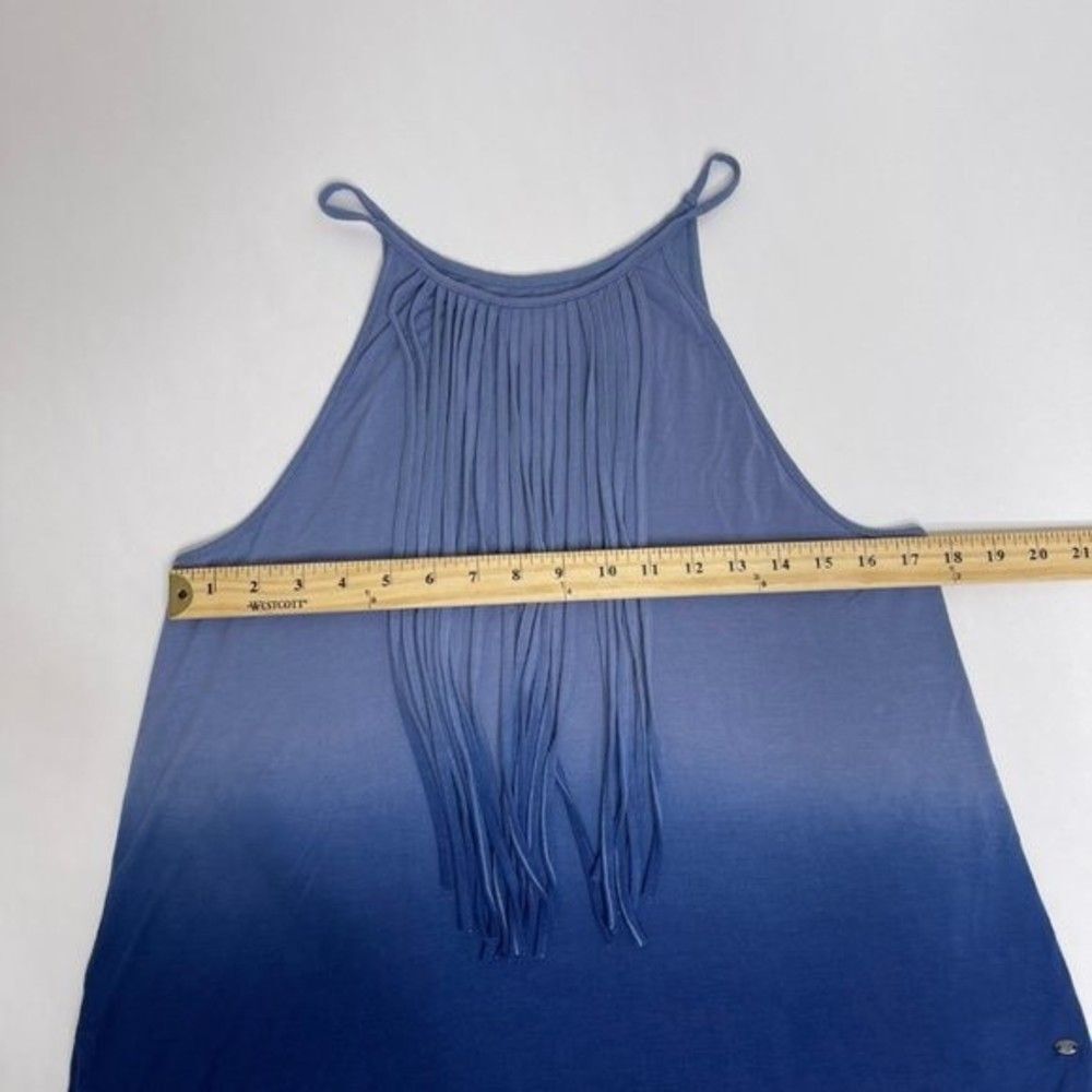 AEO | Women's Blue Ombre Soft & Sexy Tank Top Blouse Size Medium - Picture 7 of 11